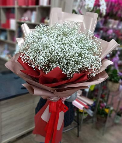 Букет цветов из: Гипсофила в Бешпагире