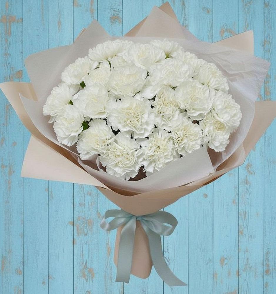 Букет цветов из: Гвоздики в Бешпагире