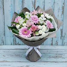 Букет цветов из:  Герберы, Альстромерии и Хризантемы #REPLACE_PRED# Бешпагире