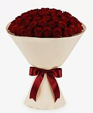 Букет 101 Бордовая роза Блэк Бакарра в Бешпагире