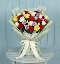 Букет цветов из:  Розы в Бешпагире