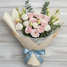 Букет цветов из:  Лизиантусы в Бешпагире