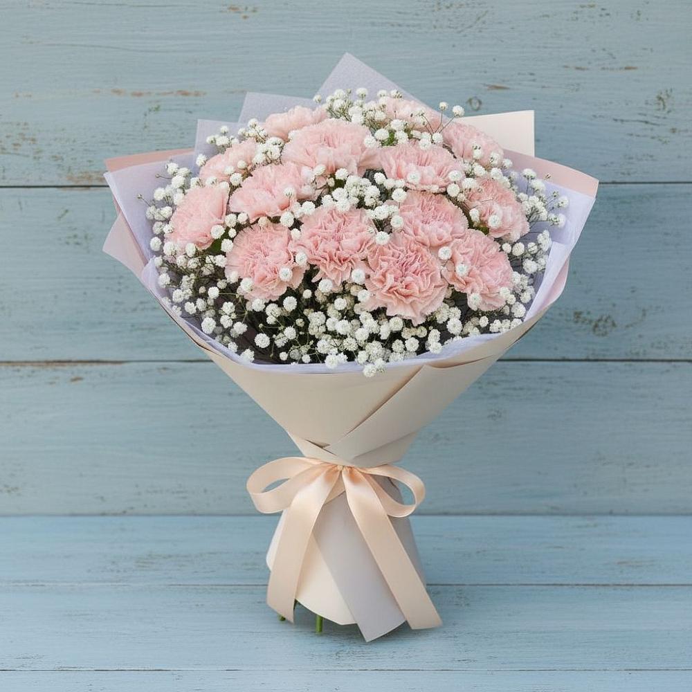 Букет цветов из: Гвоздики в Бешпагире