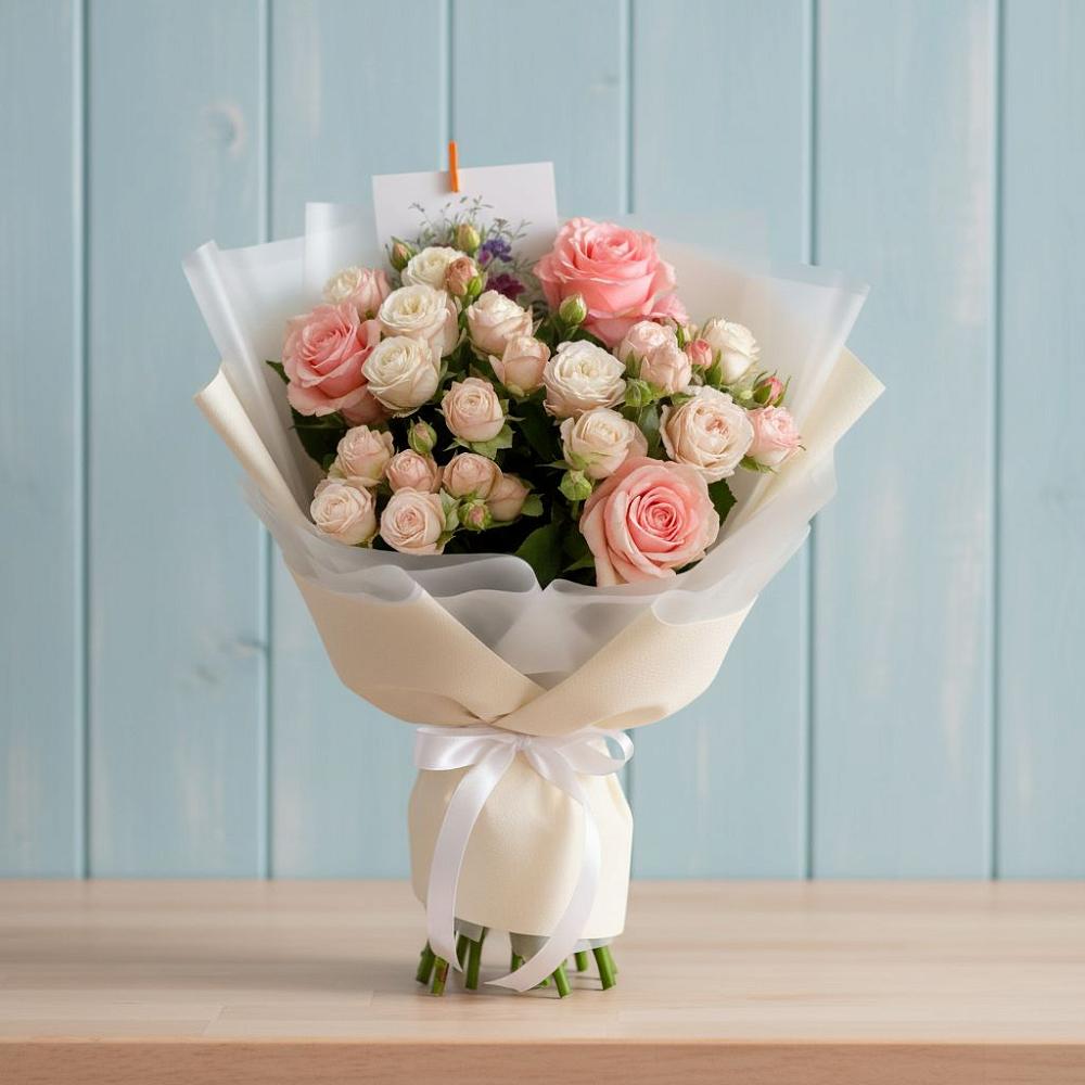 Букет цветов из: Розы в Бешпагире