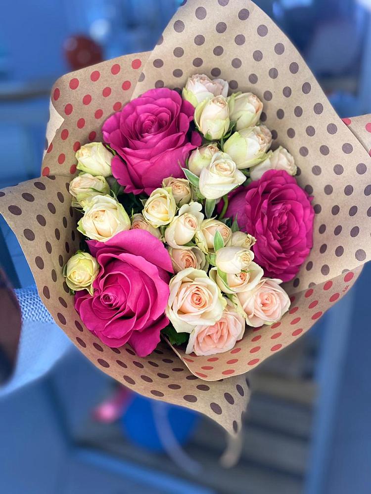Букет цветов из: Розы в Бешпагире