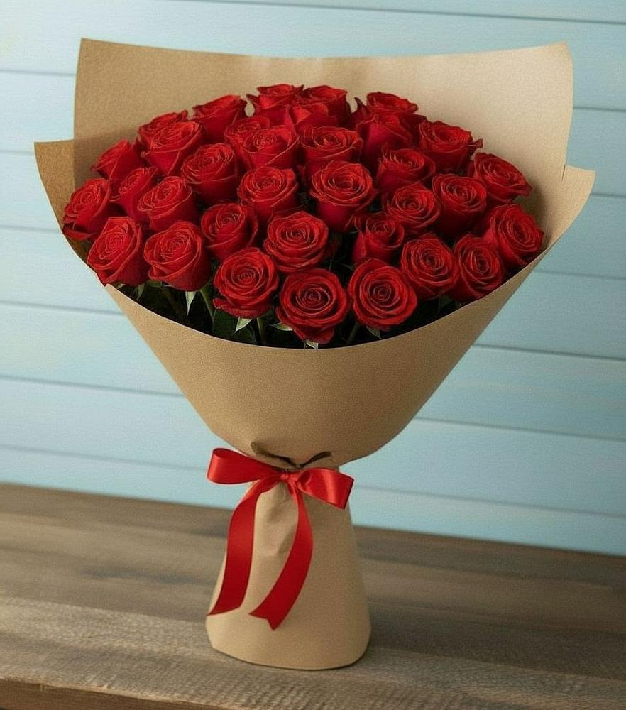 Букет Красные розы Милано в Бешпагире
