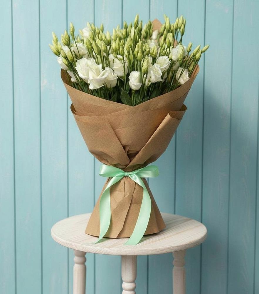 Букет цветов из: Лизиантусы в Бешпагире