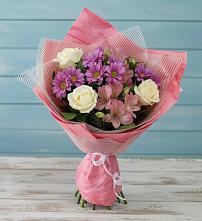 Букет цветов из:  Герберы в Бешпагире