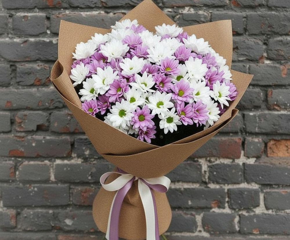 Букет цветов из: Хризантемы в Бешпагире