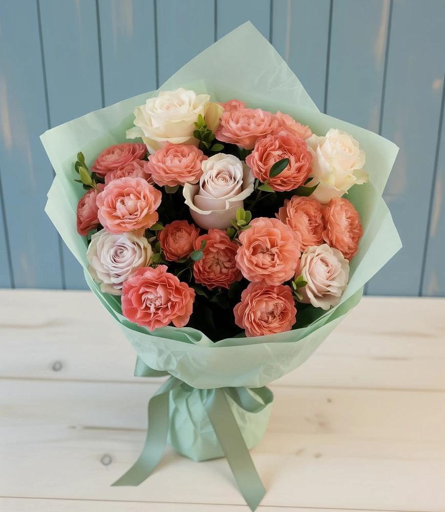 Букет цветов из: Розы в Бешпагире