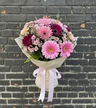 Букет цветов из:  Герберы и Хризантемы #REPLACE_PRED# Бешпагире