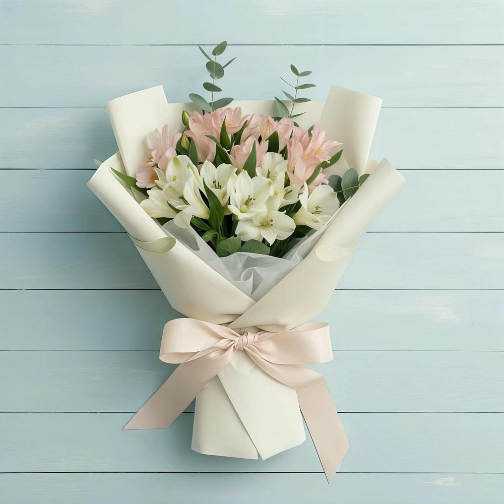 Букет цветов из: Альстромерии в Бешпагире