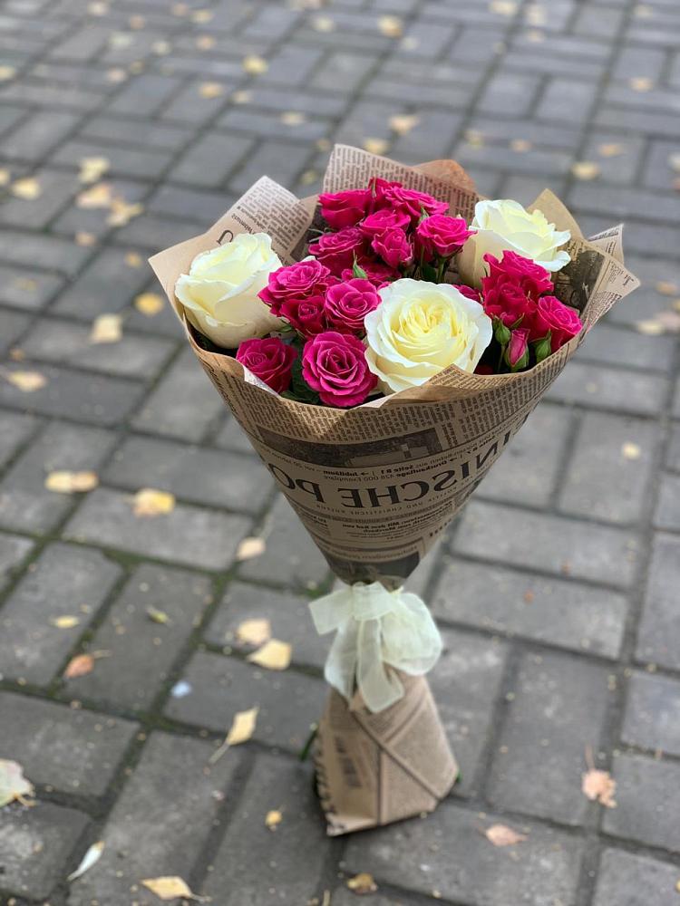 Букет цветов из: Розы в Бешпагире