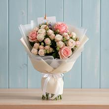 Букет цветов из:  Розы в Бешпагире