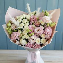 Букет цветов из:  Альстромерии и Розы в Бешпагире
