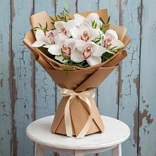 Букет цветов из:  Орхидеи и Розы в Бешпагире